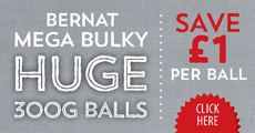 Bernat Mega Bulky - SAVE £1 PER BALL Bernat Mega Bulky - SAVE £1 PER BALL